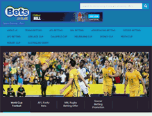 Tablet Screenshot of bets.com.au
