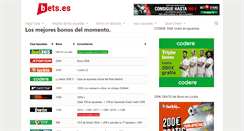 Desktop Screenshot of bets.es