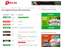 Tablet Screenshot of bets.es